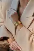 Golden Grace: Timeless Bangle Bracelet, $ 40