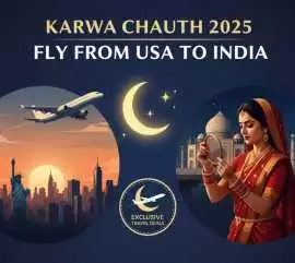 Celebrate Karwa Chauth 2025: Fly from the USA to I, $ 489