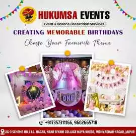 Best Birthday Decoration in Vaishali Nagar Hukumsa, Jaipur