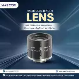 High-Quality Fixed Focal Length Lens for Precision, $ 0