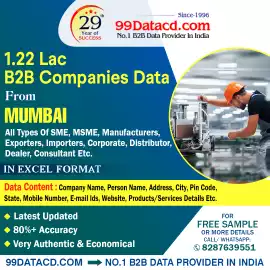 Top Mumbai Manufacturing Companies List - 99Datacd, Mumbai