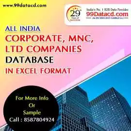 Corporate / LTD / MNC Companies Data, Delhi