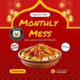 Special Hyderabadi Monthly Mess | Anmol Hyderabadi, Dubai