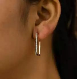 Affordable Rose Gold Earrings for Women Online, ₹ 16,749