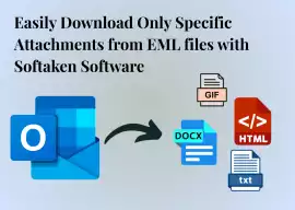 Easily Download Only Specific Attachments from EML, $ 49