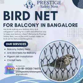 Bird Net for Balcony in Bangalore, Bengaluru