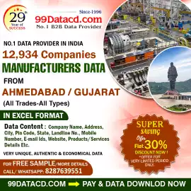 Verified Ahmedabad Manufacturing Companies List , Delhi