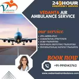 Use the High-tech Vedanta Air Ambulance in Patna  , Patna