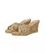 Shop Fuchsia by Aashka Mehta Footwear & Potlis, $ 30
