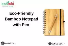   Eco-Friendly Bamboo Notepad With Pen, Kolkata