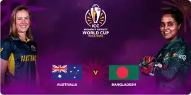 WWC 2025 Showdown: AUS Women vs BAN Women, Lucknow