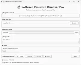 Excel Password Remover Tool, $ 0