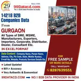 Verified List of Companies in Gurgaon - 99Datacd, Delhi