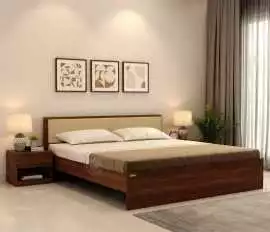 Stylish Wooden King Size Bed with Storage – Afford, ₹ 39,989