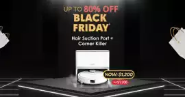 Black Friday Sale – Up to 80% Off Robotic Vacuums, $ 799