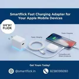 Smartflick Fast Charging Adapter for Your Apple Mo, ₹ 0