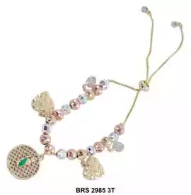 San Judas Heart Nugget Bracelet, $ 4