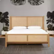Noziya Furniture Rattan Bed Queen Size , ₹ 60,000