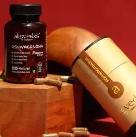 Buy 100% Pure & Natural Ashwagandha Capsules , ₹ 522
