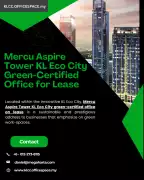 Mercu Aspire Tower KL Eco City Green-Certified Off, Petaling Jaya
