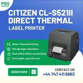 Citizen CL-S521II Direct Thermal Label Printer for, £ 348
