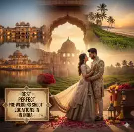 Best Perfect pre wedding shoot locations in India 