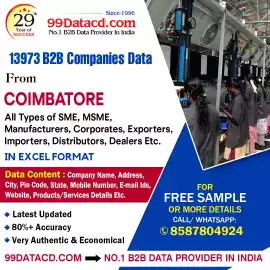 Top Coimbatore Companies List - 99Datacd, Delhi