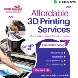 Metal 3D Printing Services – Metamorph, Chennai
