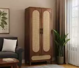 Eco-Friendly Mango Wood Bookshelf by Wooden Street, Rp 47,989