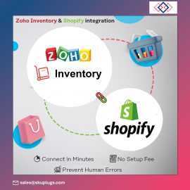 Zoho Inventory Shopify Integration by SKUPlugs, New York