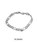 Diamond Cut Figaro Bracelet , $ 47