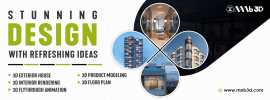 best 3D exterior rendering services, Noida