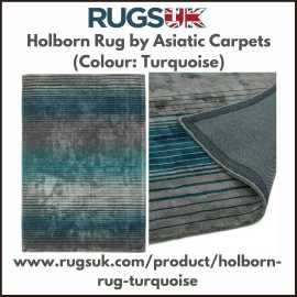 Holborn Rug by Asiatic Carpets in Turquoise Colour, £ 350