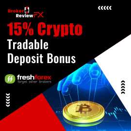 15% Crypto Tradable Deposit Bonus – FreshForex, New York