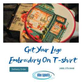 Get Your Logo Embroidery On T-shirt, San Jose