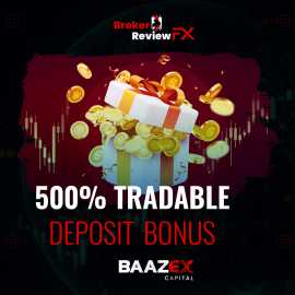500% Tradable Deposit Bonus– Baazex, New York