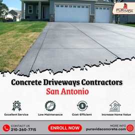 Concrete Driveways Contractors in San Antonio, San Antonio