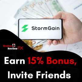 Earn 15% Bonus, Invite Friends – StormGain, New York