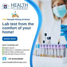 Lab Tests at home in Hyderabad, Hyderabad