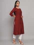 Get Elegance and Charm in Chanderi Chikankari Kurt, $ 2,199