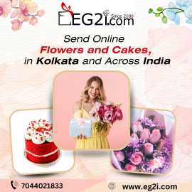 Send Online Flowers and Cakes, in Kolkata, India, Kolkata