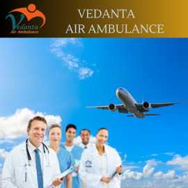 Book Vedanta Air Ambulance in Patna with Medical , Patna