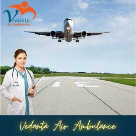 Vedanta Air Ambulance in Kolkata with Superb Med, Kolkata