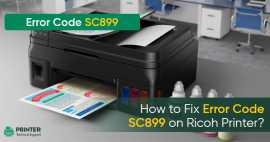 Error Code SC899 on Ricoh Printer, New York