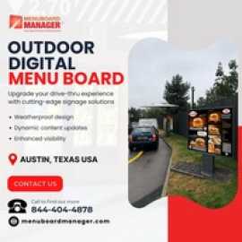 Outdoor Digital Menu Boards, Austin