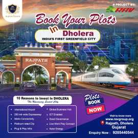 Book your plot in Dholera with RAV Group , Lucknow