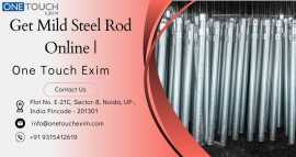 Get Mild Steel Rod Online | One Touch Exim, $ 0