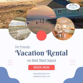 Pet Friendly Vacation Rental on Bald Head Island, Atlantic Beach