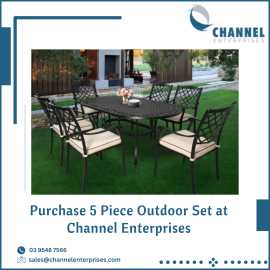 Purchase 5 Piece Outdoor Set at Channel Enterprise, ps 0