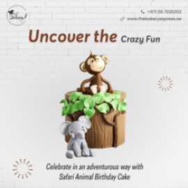 Wild One Safari Adventure Cake | The Bakery, Dubai